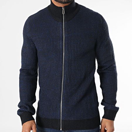 JJREBEL - Chaleco con cremallera Liam Navy