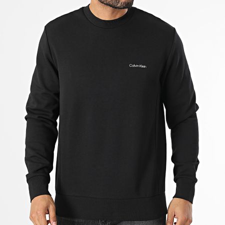 Calvin Klein - Repreve Micro Logo Sudadera cuello redondo 9926 Negro
