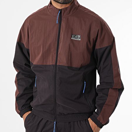 EA7 Emporio Armani - Chándal marrón negro 6DPV04-PNHEZ