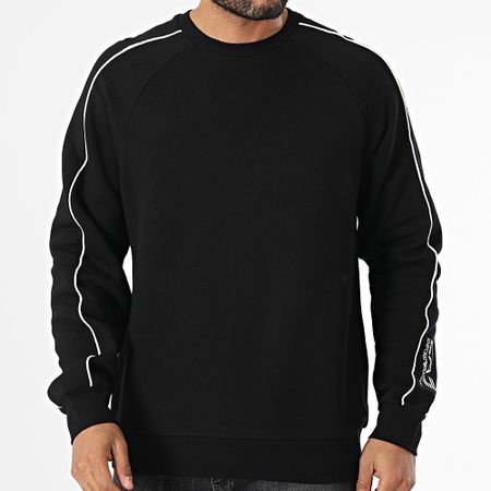 EA7 Emporio Armani - Sudadera con cuello redondo 6DPM20-PJZJZ Negro