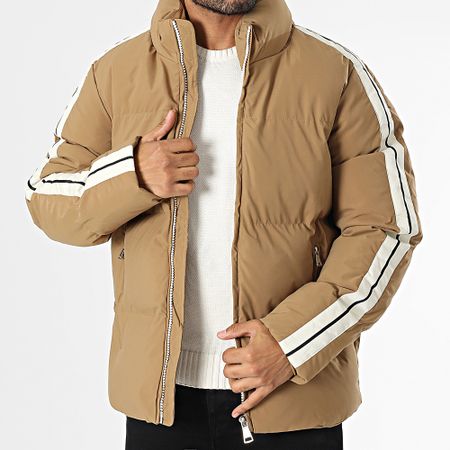 MTX - Abrigo con capucha camel
