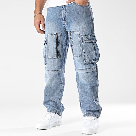 MTX - Vaqueros Cargo Denim Azul