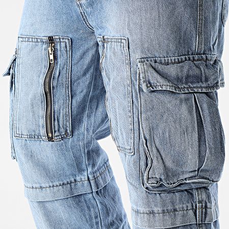 MTX - Vaqueros Cargo Denim Azul