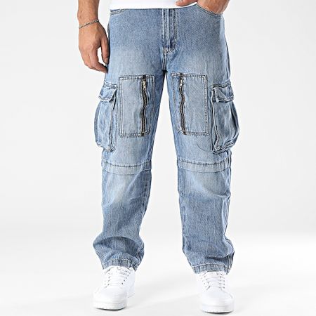 MTX - Vaqueros Cargo Denim Azul
