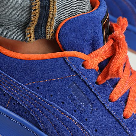 Puma - Rocket League Suede Sneakers 399433 Dart Azul Rickie Naranja