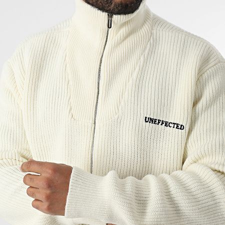 Classic Series - Chaleco beige con cremallera
