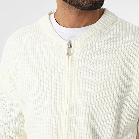 Classic Series - Chaleco blanco con cremallera