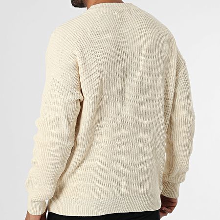 Classic Series - Chaleco beige con cremallera
