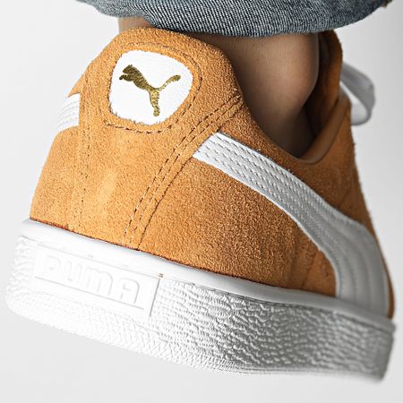 Puma - Suede Classic 399781 Caramel Latte Puma Zapatillas Blanco