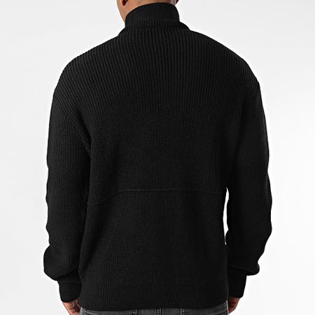 Classic Series - Chaleco negro con cremallera