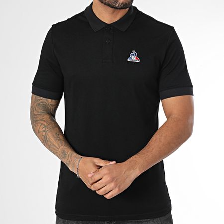 Le Coq Sportif - Polo de manga corta Essential N1 2422107 Negro
