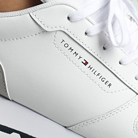 Tommy Hilfiger - New Runner Eva Mix Piel Flag 5453 Zapatillas Blanco