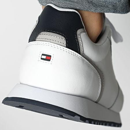 Tommy Hilfiger - New Runner Eva Mix Piel Flag 5453 Zapatillas Blanco