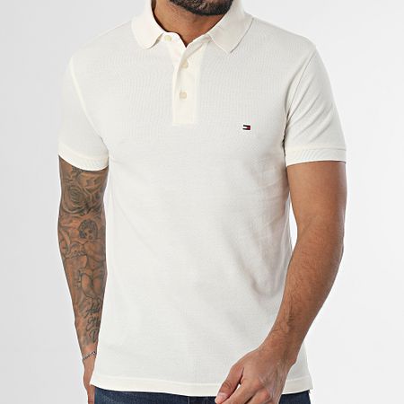 Tommy Hilfiger - Polo Manga Corta Slim 1985 7771 Beige