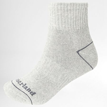 Timberland - Juego De 3 Pares De Calcetines Bowd Negro Blanco Gris