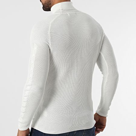 Classic Series - Jersey blanco de cuello alto