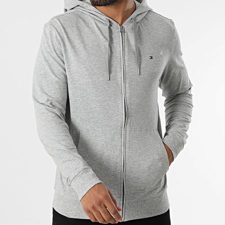 Tommy Hilfiger - Sudadera con capucha y cremallera 3434 Heather Grey