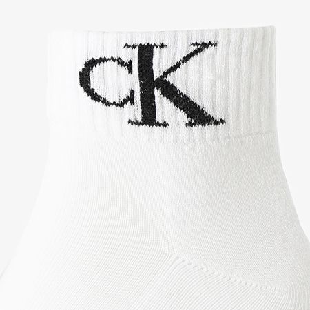 Calvin Klein - Lote de 2 pares de calcetines 701228805 Blanco