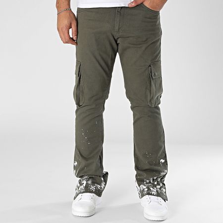 Ikao - 534 Vaqueros Cargo Verde Caqui
