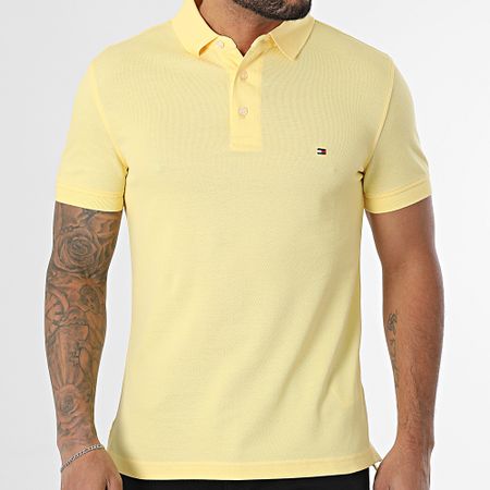 Tommy Hilfiger - Polo Manga Corta Slim 1985 7771 Amarillo