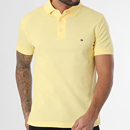 Tommy Hilfiger - Polo Manga Corta Slim 1985 7771 Amarillo