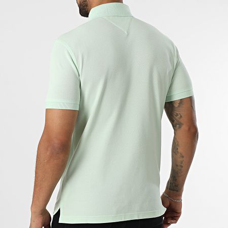 Tommy Hilfiger - Polo Slim de manga corta 1985 7771 Verde claro