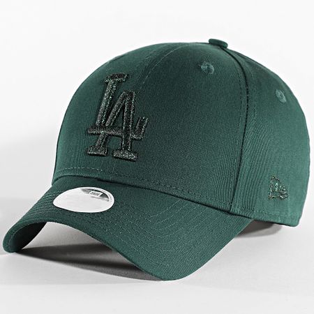New Era - Gorra de mujer 9Forty Metallic Logo LA 60580748 Botella verde