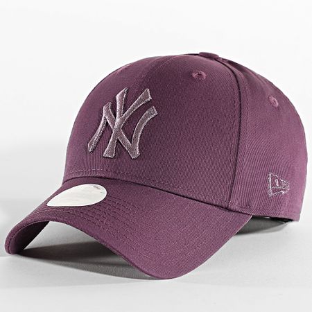 New Era - Gorra de mujer 9Forty NY con logotipo metálico 60580749 Morado
