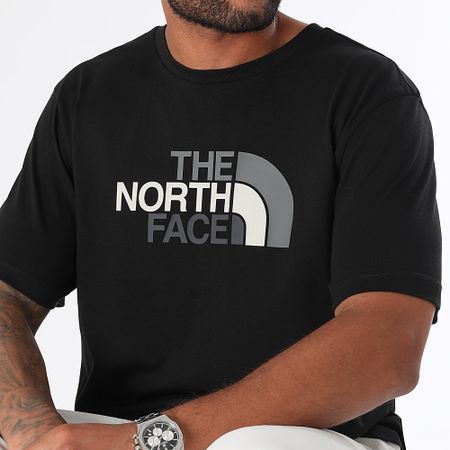 The North Face - Lote de 2 camisetas Easy A8A6C Blanco Negro