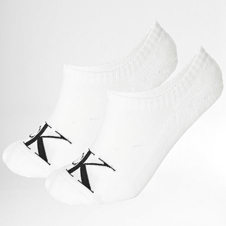 Calvin Klein - Lote de 2 pares de calcetines 701228809 Blanco