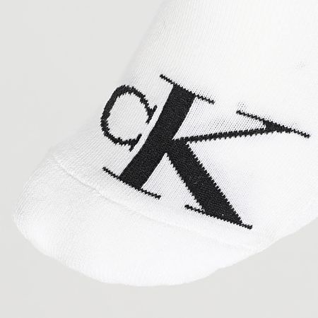Calvin Klein - Lote de 2 pares de calcetines 701228809 Blanco