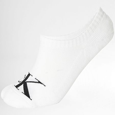 Calvin Klein - Lote de 2 pares de calcetines 701228809 Blanco