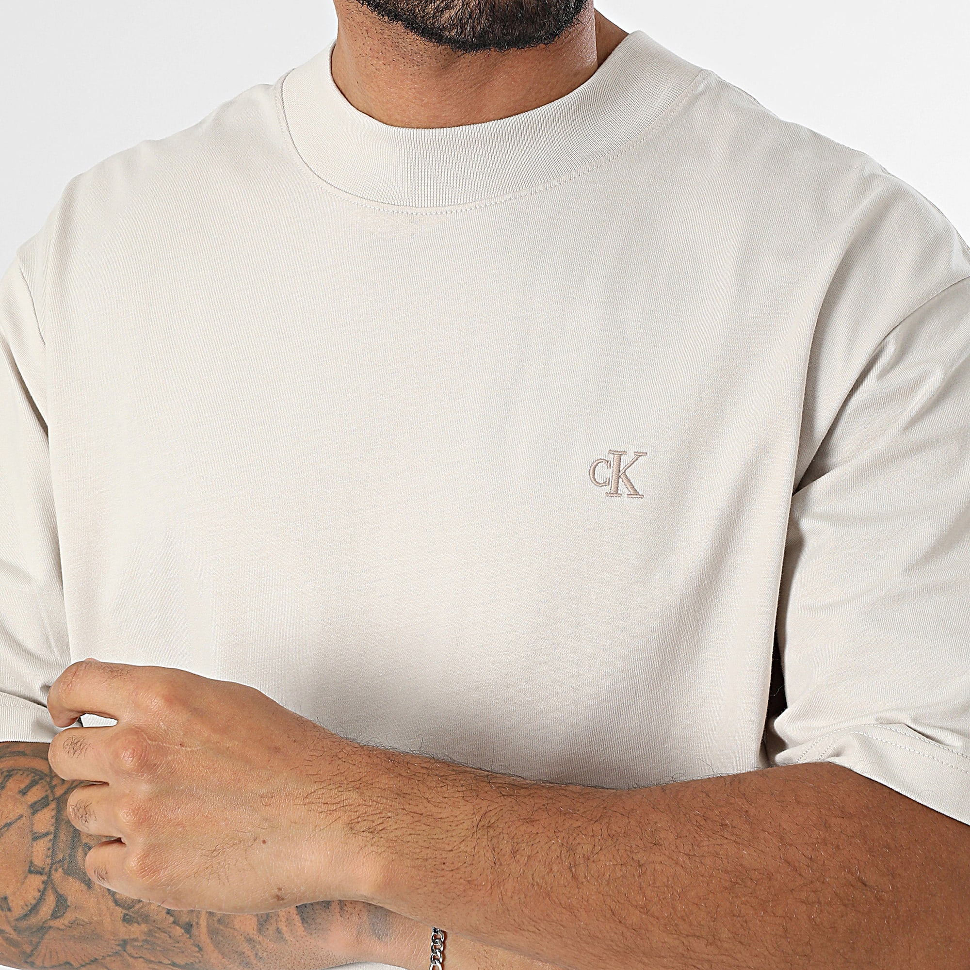 Calvin Klein - Camiseta 6458 Beige