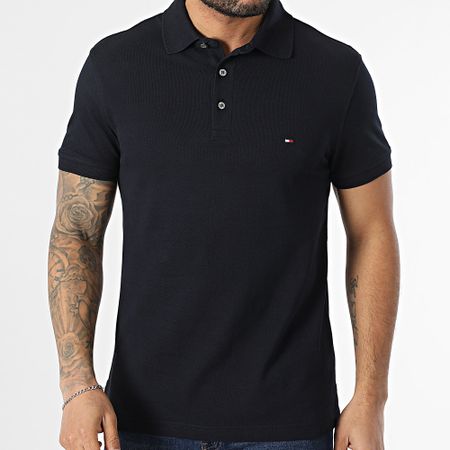 Tommy Hilfiger - Polo Slim Manga Corta 1985 7771 Azul Marino