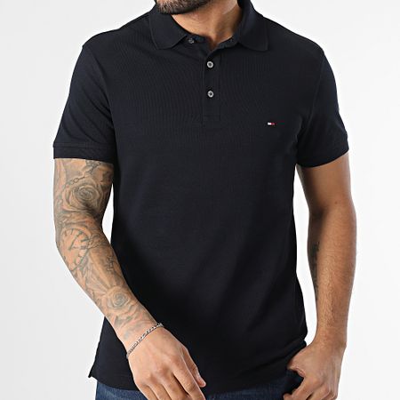Tommy Hilfiger - Polo Slim Manga Corta 1985 7771 Azul Marino