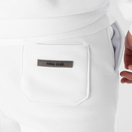 Final Club - Jogging Pants Small Embleme Blanco