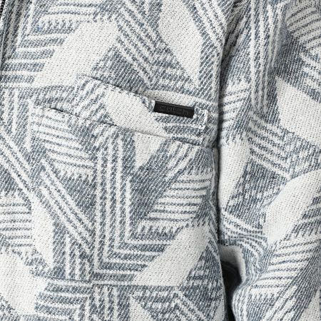 Ikao - Azul marino Blanco Chaqueta con cremallera