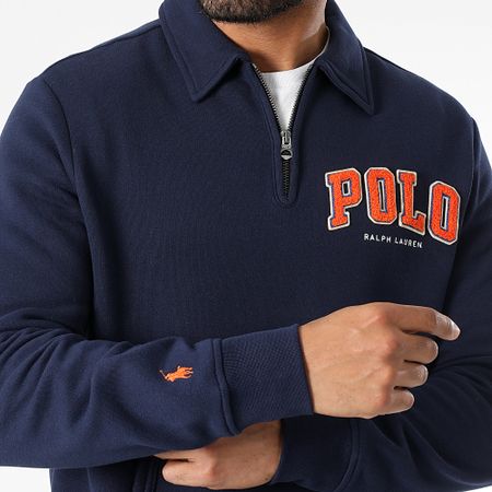 Polo Ralph Lauren - Sudadera de forro polar con cremallera y logotipo azul marino