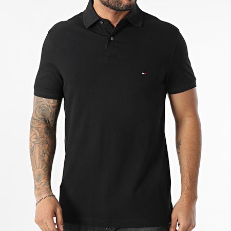 Tommy Hilfiger - Core 1985 Polo de manga corta 6881 Negro