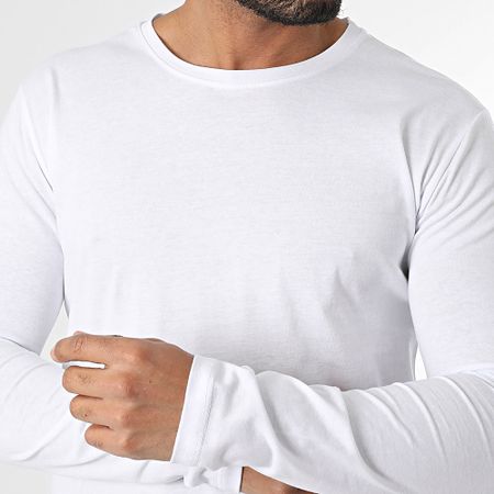 Frilivin - Camiseta blanca de manga larga