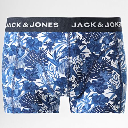Jack And Jones - Set De 3 Boxers Negro Azul Real Blanco Azul Marino
