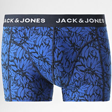 Jack And Jones - Set De 3 Boxers Negro Azul Real Blanco Azul Marino