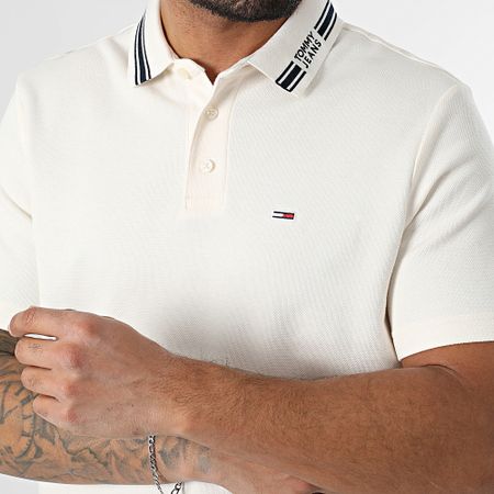 Tommy Jeans - Polo Manga Corta Tjm Logotipo 0225 Beige Claro