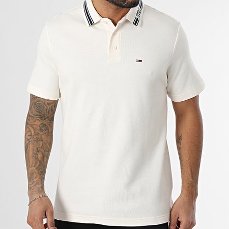 Tommy Jeans - Polo Manga Corta Tjm Logotipo 0225 Beige Claro