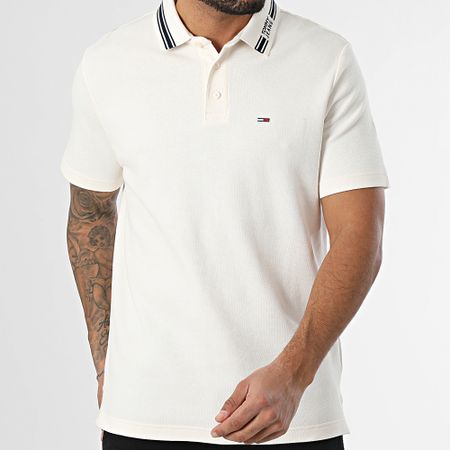 Tommy Jeans - Polo Manga Corta Tjm Logotipo 0225 Beige Claro