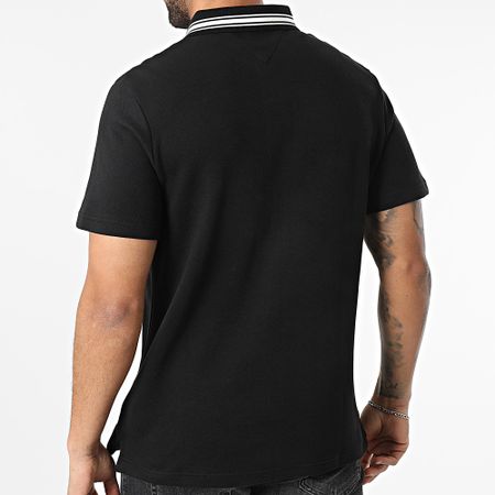 Tommy Jeans - Polo Manga Corta Tjm Tipped Logo 0225 Negro