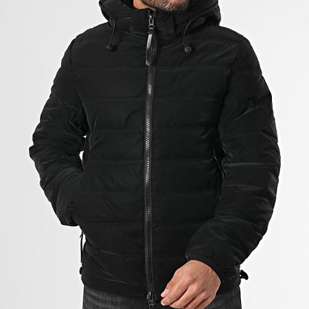 Frilivin - Chaqueta negra con capucha