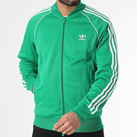 Adidas Originals - IK3514 Sudadera con cremallera Verde