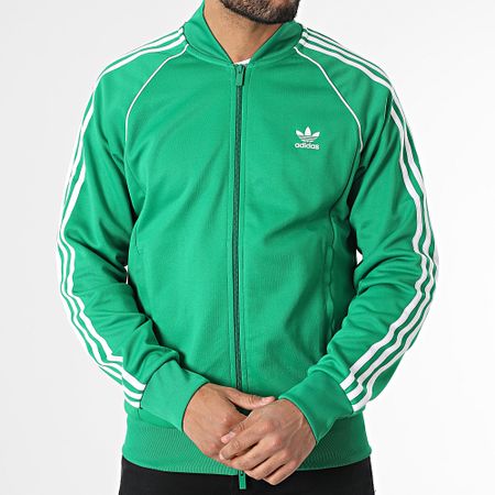 Adidas Originals - IK3514 Sudadera con cremallera Verde