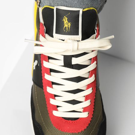 Polo Ralph Lauren - Train 89 Zapatillas Verde Amarillo Rojo